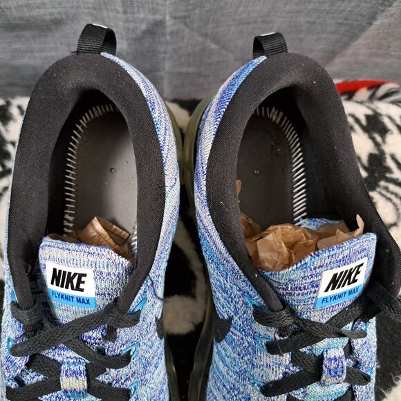%Size 10 Men Nike Flyknit Max Chlorine Blue 620469-104 A8 main image 10